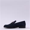 Wonders Classic Link Suede Loafer - Dark Navy Suede